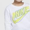 Nike Футболка с длинным рукавом Удобная Мягкая Посадка Легкая Детские топы Ярко-синий IH0963-466