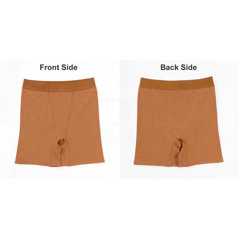 Flarixa Large Size Breathable Simple Women's Safety Shorts 40's Cotton Comfortable Solid Color Women's Summer Shorts Underwear