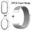 Чехол+ремешок для часов Huami Amazfit GTR 4 3 Pro 42 мм 47 мм GTR2 Stratos Pace нейлоновая петля сменный ремешок браслета Correa
