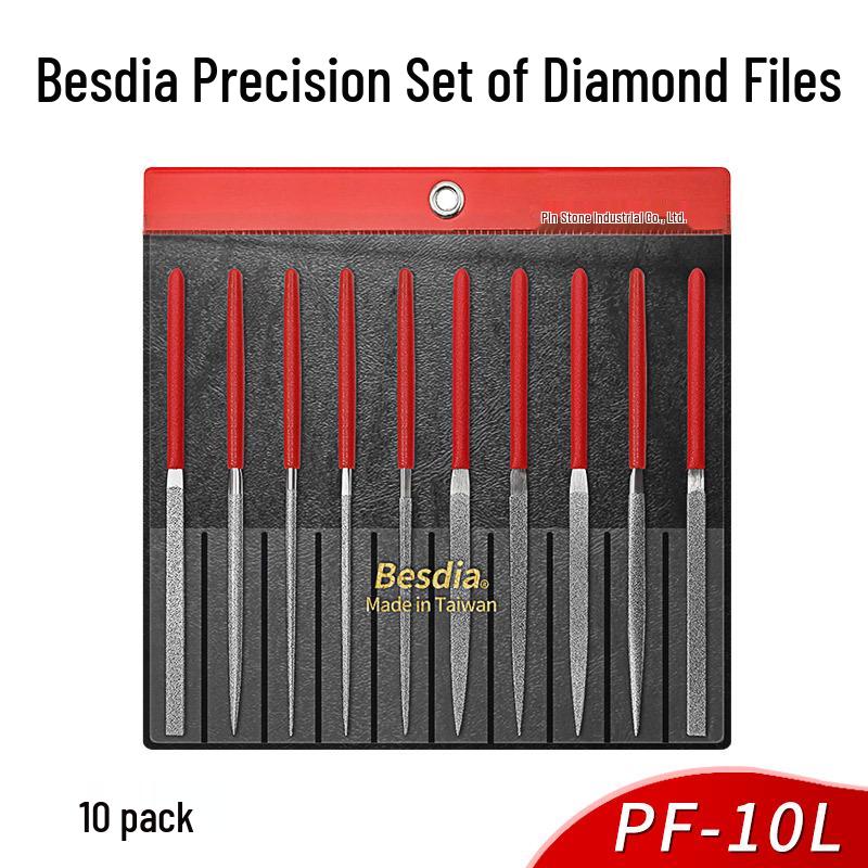 Алмазный надфиль Besdia PF-10L/PF-10/PFL-10, Качество первого класса, Тайвань