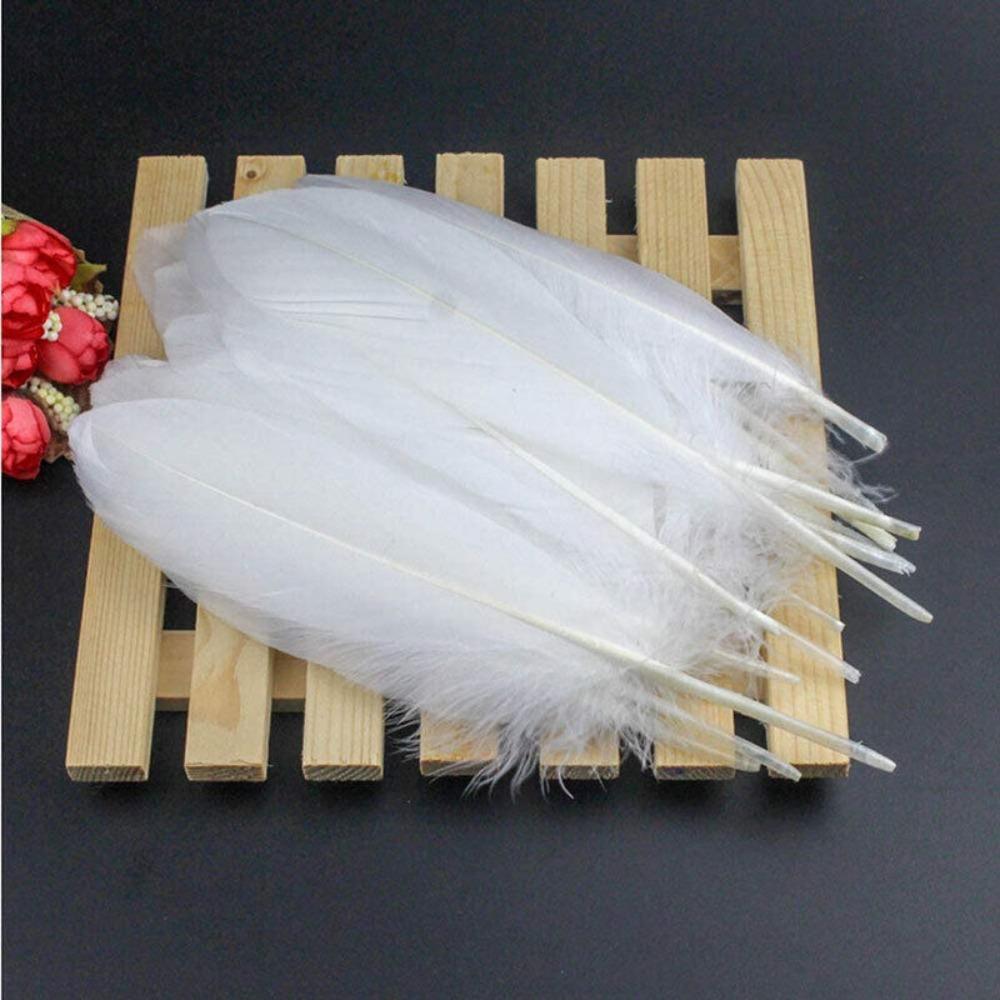 Свадебные украшения Природа 6-8 дюймов Аксессуары для вечеринки Различные перья DIY декор Гусиные перья