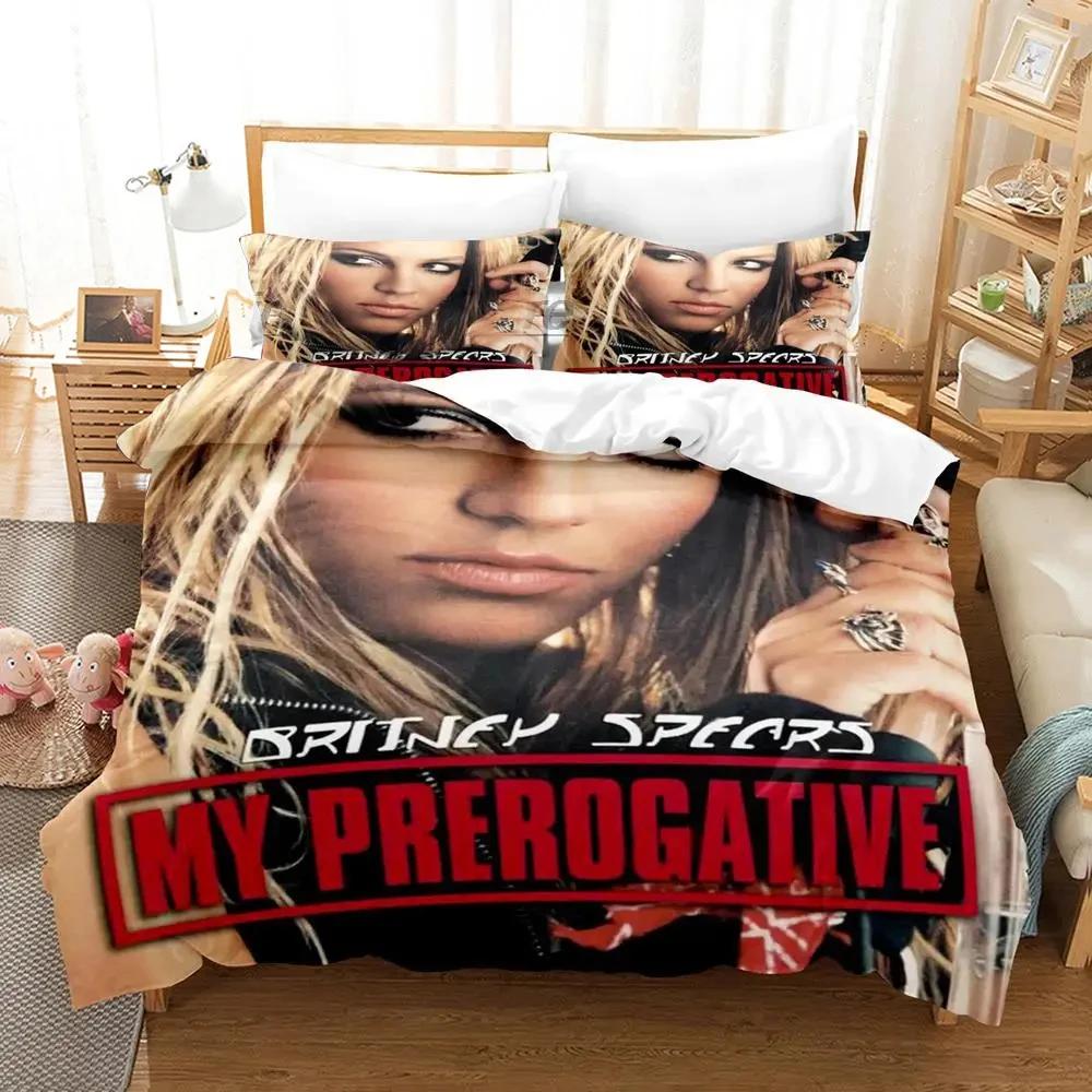 Покрывало для кровати Britney Single Twin Full Queen King Size 3D Комплект постельного белья для спальни мальчика Пододеяльник Комплект для кровати Чехол для одеяла Наволочка