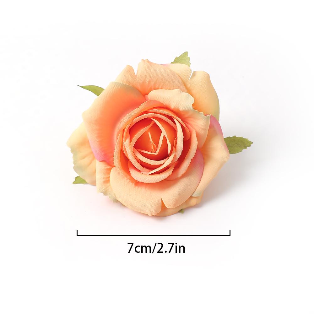 5/10Pcs Rose Artificial Flower Silk Fake Flowers Home Decor Garden Wedding Party Decoration DIY Craft Garland Gift Accessories