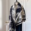 New Autumn and Winter Warm Thickened Cashmere Imitation Scarf Women Dignified Atmosphere Air Conditioning Shawl Scarf