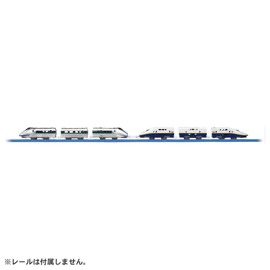 Takara Tomy Plarail Shinkansen YEAR 2022 400 Series Tsubasa E4 Series Max Connecting Set &