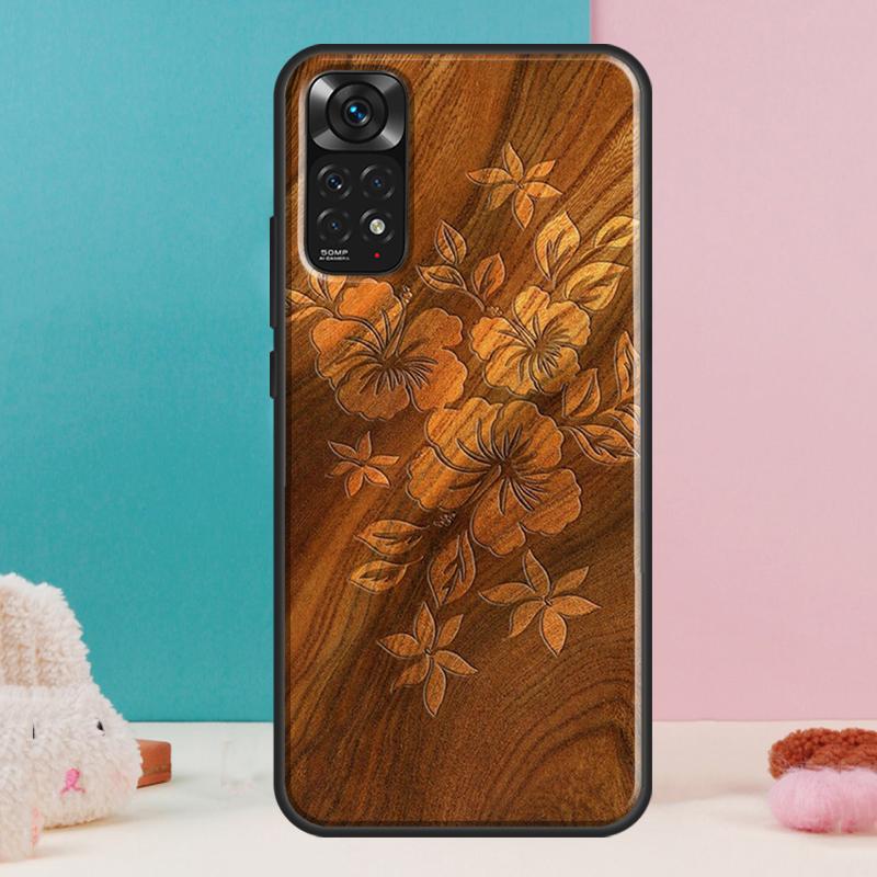Hibiscus Retro Hawaiian Flower Case For Xiaomi Redmi Note 12 11 10 9 8 Pro 9S 10S 11S 12S Redmi 12C 9A 9C 10A 10C Coque