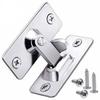 Door Lock 90 Degree Barn Door Latch Bolt Stainless Steel Hook Latch Window Cabinet Locks Right Angle Sliding Gate Lock Hardware