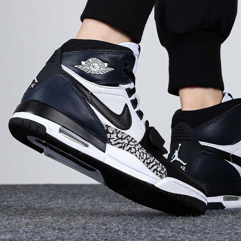 Кроссовки Air Jordan Legacy 312 BG Midnight Navy Детские Синий Черный Белый DO7442-401