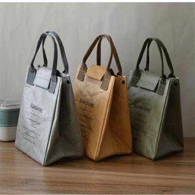 Сумка для обеда Dupont Paper Lunch Box Tote Bag изоляционная охлаждаемая портативная водонепроницаемая сумка для хранения в школе на открытом воздухе для пикника