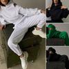 Women's 2 Piece Tracksuit Long Sleeve Crop Pullover Hoodie Sweatshirt Jogging Pants