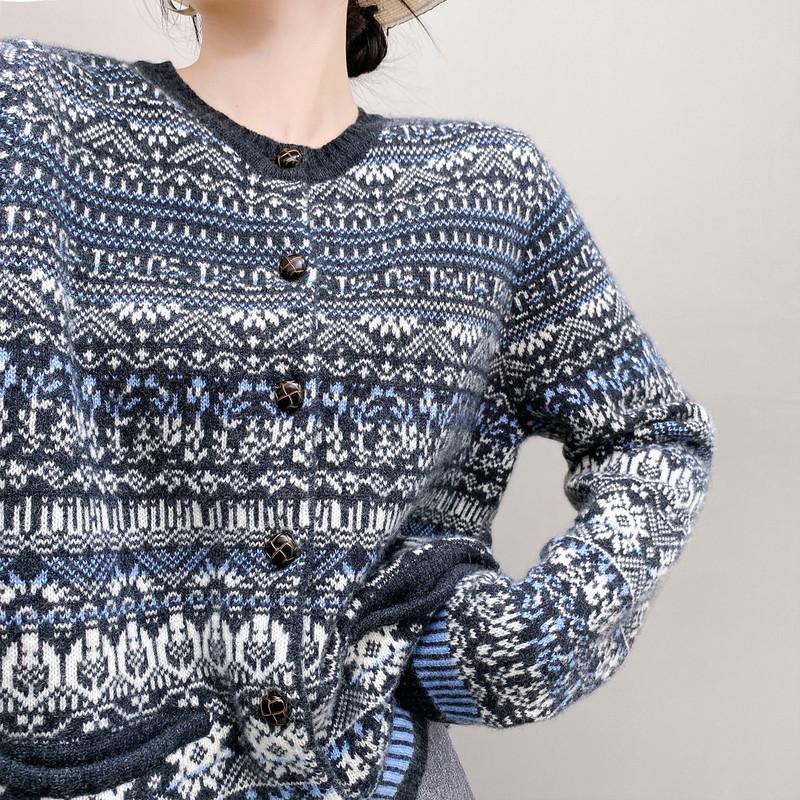 Женский свитер Qinghe 100% чистый кашемир - Ультрамягкий роскошный зимний пуловер