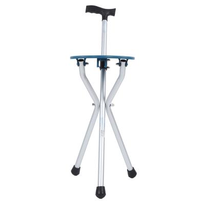 Складные трости с сиденьем, регулируемые, противоскользящая эргономичная рукоятка, легкая трость-стул для пожилых пользователей