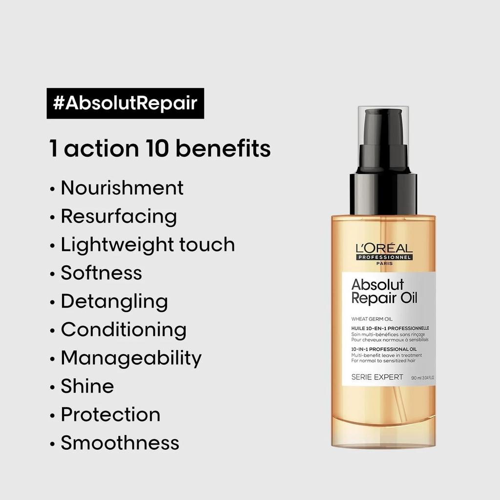 L'Oreal Professionnel Paris Масло Absolut Repair Многофункциональная сыворотка для волос - 90 мл
