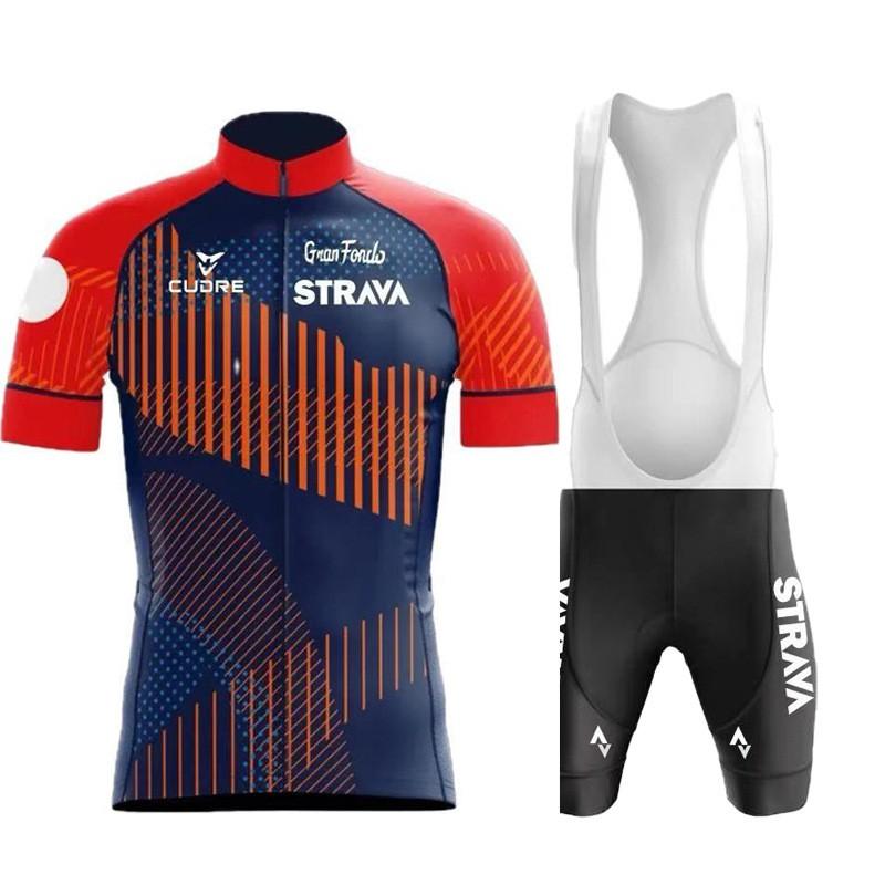 Men Women Cycling Jersey Set Short Sleeve Bib Shorts Quick Dry Bike Riding Sportswear Outdoor Fitness
