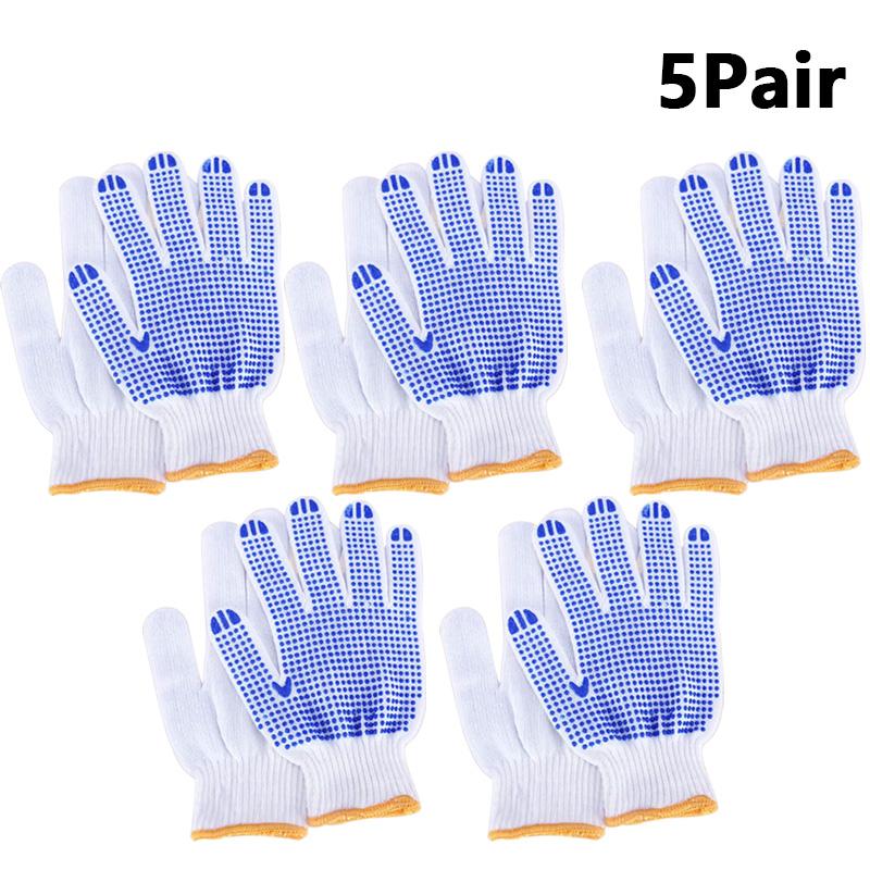 1/10 пар синих перчаток для работы, инструменты для бытовой уборки, перчатки для авторемонта, заводские, страхование труда, варежки с высокой эластичностью