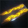 2PCS Symphony flame sticker motorcycle sticker electric car sticker motorcycle accessories accessoires moto