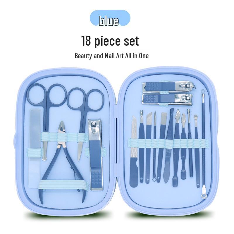 Nail Clipper Set: Manicure Kit with Scissors, Ear Spoon, and Dead Skin Remover