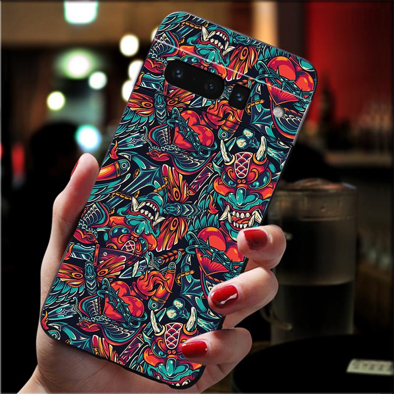 Чехол для телефона Google Pixel 8 7 Pro 7a 6A 6 Pro Pixel 8A 4A 3A 4 XL Pixel 5 6 4 3 3A XL в японском стиле Art Wave Case