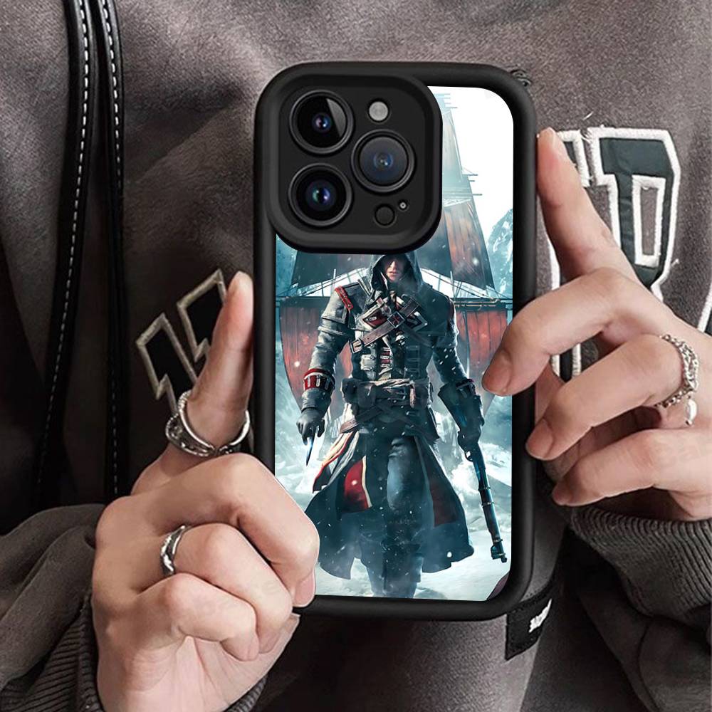 Смешной Чехол для Телефона из Силикона 'A-Assassins Game C-Creed' для iPhone 17 Pro Max 16 15 14 13 12 11 Plus 17 Air