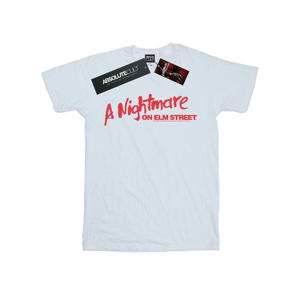 A Nightmare On Elm Street Mens Red Logo T-Shirt
