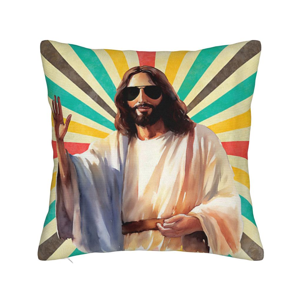 Pillow Cover Easter Yolo Jk Brb Jesus Fashion Pillow Case For Living Room Sofa Pillowcases
