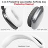 Защитные аксессуары SOULWIT для AirPods Max: Чехол из ТПУ + Чехол для оголовья + Чехол для амбушюр - Комплект многосторонней защиты - Устойчивый к царапинам, Потоустойчивый
