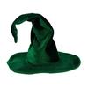 Witch Hat Velvet Surface Festive Ambience Enhancer Stage Show Witch Hat Versatile Accessory Halloween Decor