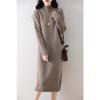 Women's Cashmere Dress 30% Cashmere 70% Wool Autumn and Winter Cashmere Skirt Soft and Warm