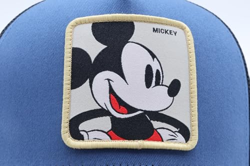 Сетчатая кепка с нашивкой Disney DMK-MCP03 СИНИЙ×КОРИЧНЕВЫЙ