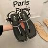 Fashion Women's Sandals Summer Casual Beach Sandals Lady Shining Diamond Shoes Mujer T-strap Flip Flops Slipper Female Sandalias Planas