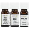A Walk-in-the-Woods Kit, Pure Essential Oil Blend, 3 Bottles, 7.4 Ml (0.25 Fl Oz) Each