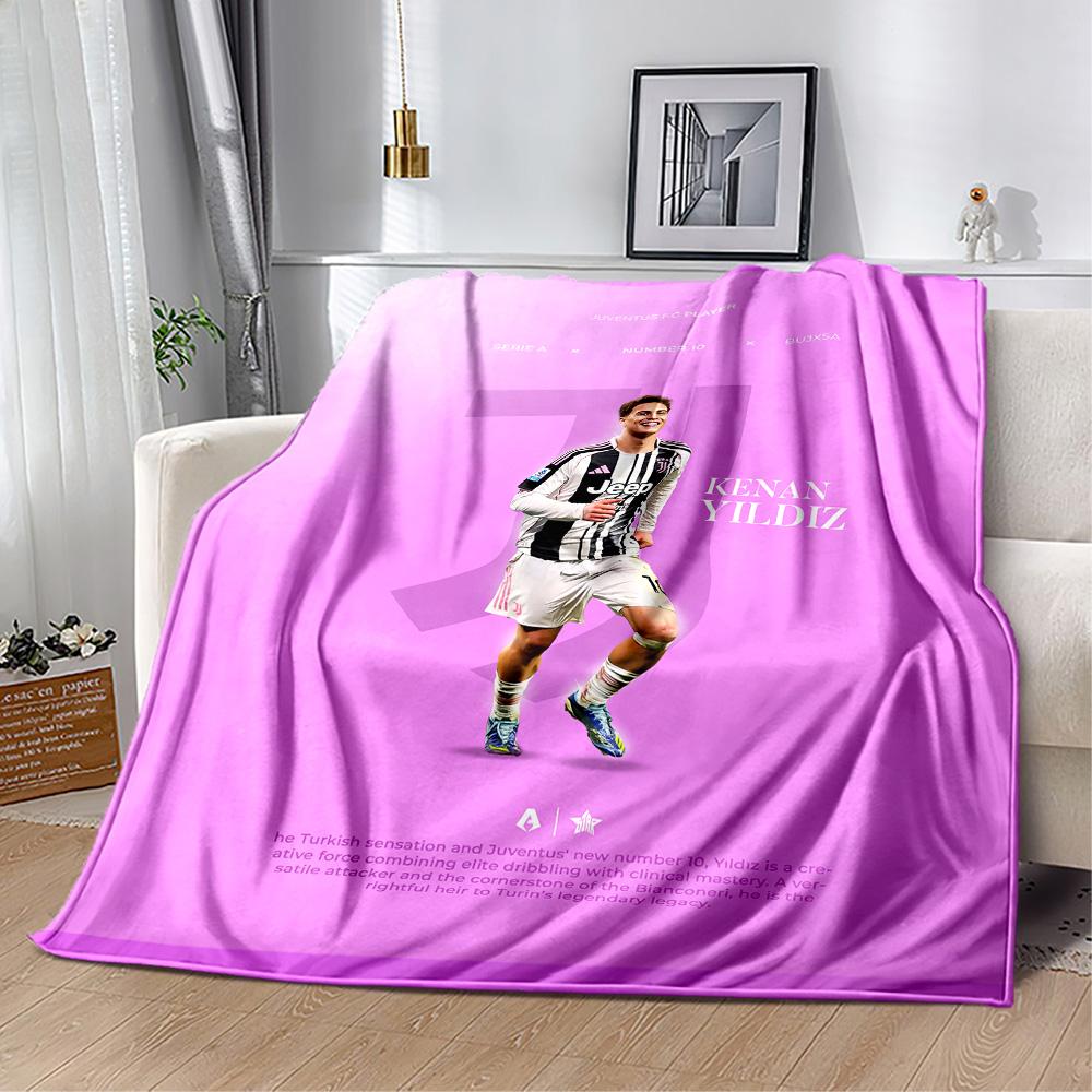 Juventus Blanket Soft Warm Cozy Suitable For Seaside Bed Office Four Seasons Universal Digital Print Best Holiday Gift For Friends Family