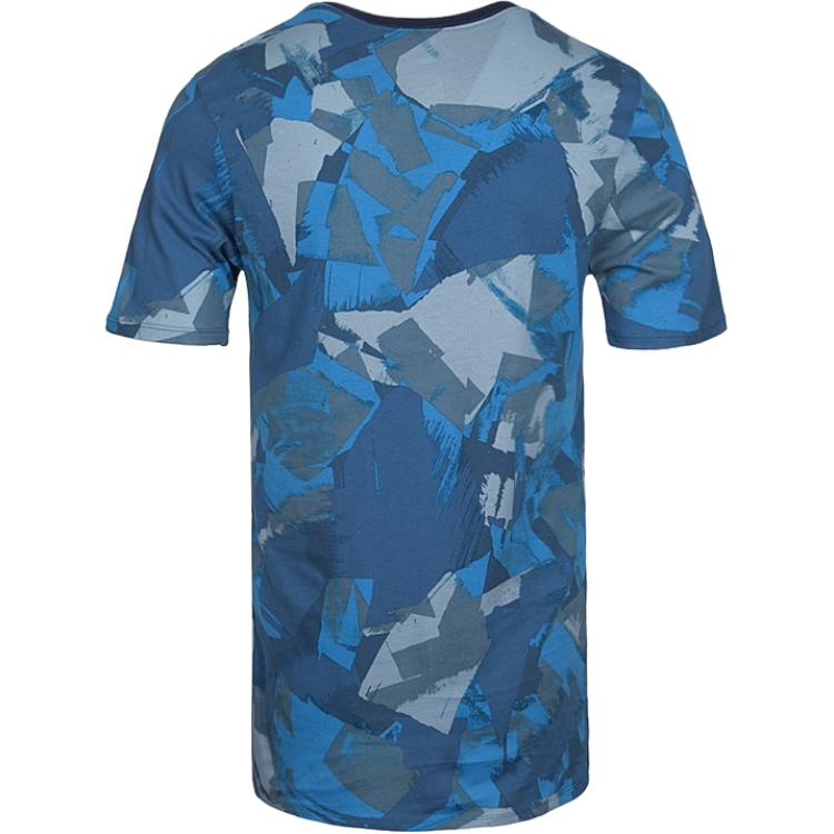 Nike Футболка Fc As M Nk Aop Дышащая Спортивная Камуфляжная Футболка с Коротким Рукавом Мужские Топы 847440-101