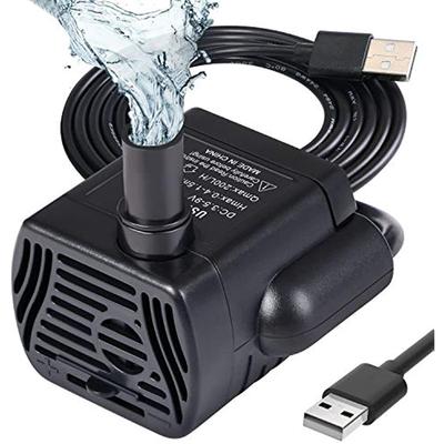Аквариумный насос, маленький USB-мини-водяной насос, 200 л/ч, погружной насос, насос для фонтана для пруда, насос для пруда, фонтан, аквариум 3, 5-9 В, 1-3 Вт, кабель 1 4 м