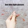 Очки для компьютера с защитой от синего света, круглые очки унисекс для мужчин и женщин, очки в металлической оправе, женские компьютерные очки