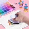 Colorful Bean Splicing Material Package DIY Iron-on Bead Craft Kit Bean Splicing Tool  Kids Gift