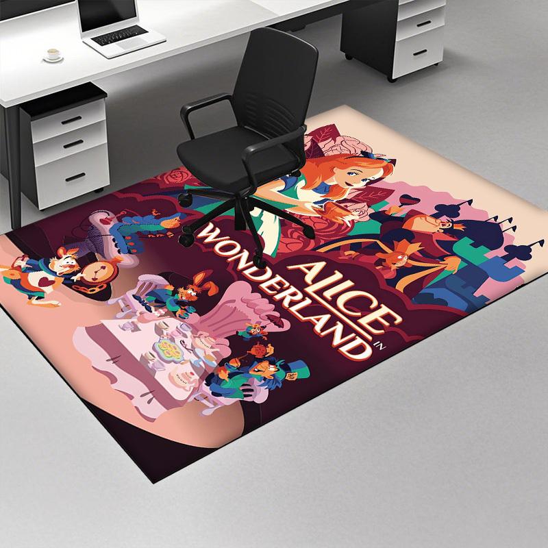 1pc,Alice in Wonderland Rug - Home Decor, Office Carpet, Chair Pad, Outdoor Mat, Gift IdeaH104