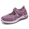 Women's Shoes 2025 Summer New Mesh Walking Shoes Cross-border Shoes Velcro Middle-aged and Elderly Mother Shoes