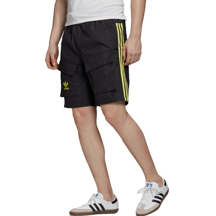 Adidas Мужские тканые шорты Originals Trefoil, черные GK5916