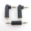 3.5 Male Jack Right Angle 90degree Male To 3.5mm 3/4Pole Male Female Audio Connector Stereo Plug L Shape Jack Adapter 1pcs