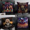 Festival DDia de Muertos  Pillow Case Linen Cushion Covers For Decorative Sofa Home Pillows Case Car Chair Pillows Cases