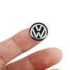 Для Volkswagen VW 14 мм Наклейка на брелок автомобиля Алюминиевый значок-декаль Для Volkswagen GTI Golf Polo Passat Tiguan Touareg Magotan T