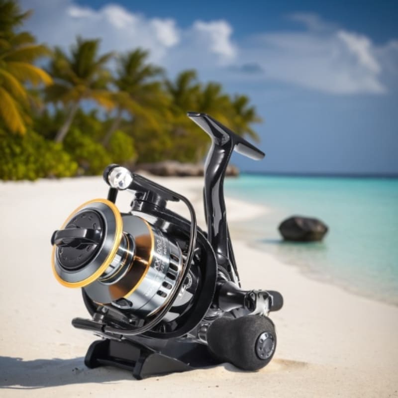 Прочная цельнометаллическая безынерционная катушка с плавным ходом, дизайн «черное золото», подходит для ловли крупной рыбы, устойчивость, дальность заброса, большая вместимость для рыбалки