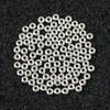 100pcs/set Handmade Silver Crafts Bracelet Components Spacer Beads DIY Tool Jewelry Making