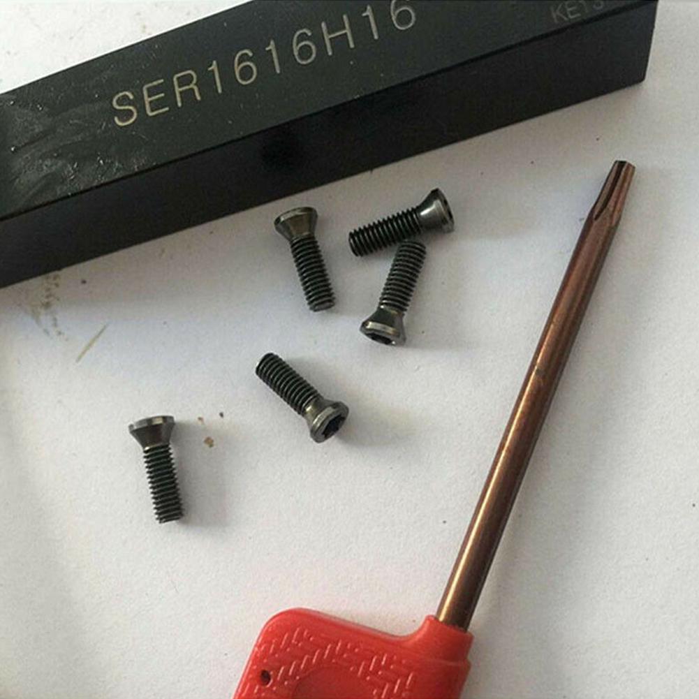 10 шт. M2.5 M3.5 M4 Винт Torx с вставкой CNC Для замены твердосплавных вставок Аксессуары CNC Токарный инструмент Ручной инструмент Расходные материалы