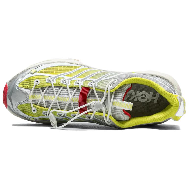 Кроссовки унисекс Nicole McLaughlin x HOKA Mafate Three2 White Neon Желтые 1153931-WNN