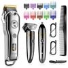 Hatteker Hair Clippers Beard Trimmer for Men Barber Clipper Set Nose Hair Trimmer Set