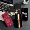 Silicone Cover for Motorola Moto G86 G14 G35 G34 G45 G55 G64 G75 G85 G24 G15 G54 G57 Power Phone Case Italy Italia Flag
