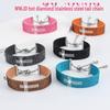 Браслет WWJD Rhinestone Cross Braided – ручная работа, креативный, регулируемая цепочка, украшенный бриллиантами