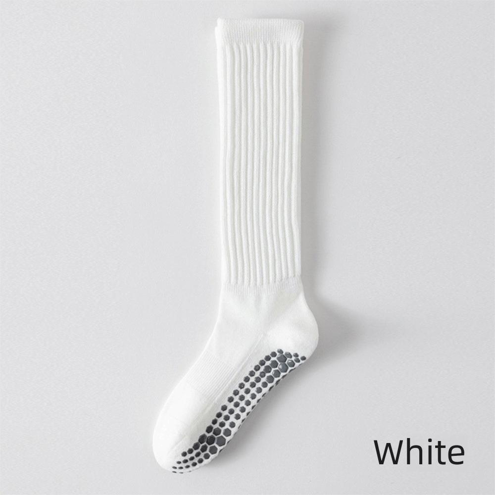 Solid Color Pilates Socks Cotton Dot Non-slip Socks Breathable Ankle Socks Women